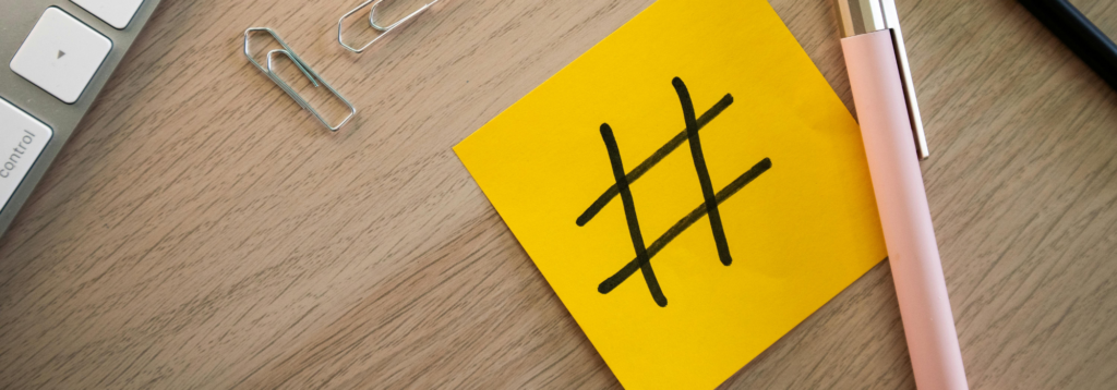 Helyi hashtag.